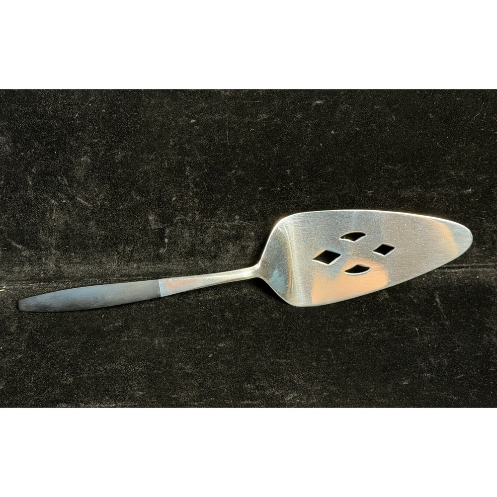 Kingston Stainless Japan Pie Cake Server-Mid Century, Modern Diamond Cutout, NEW